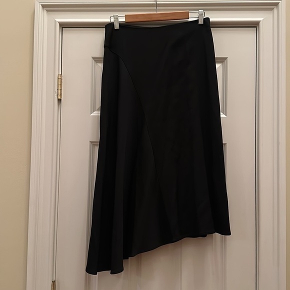 Vince Asymmetric Seam Midi Skirt Sz4 - Picture 1 of 8